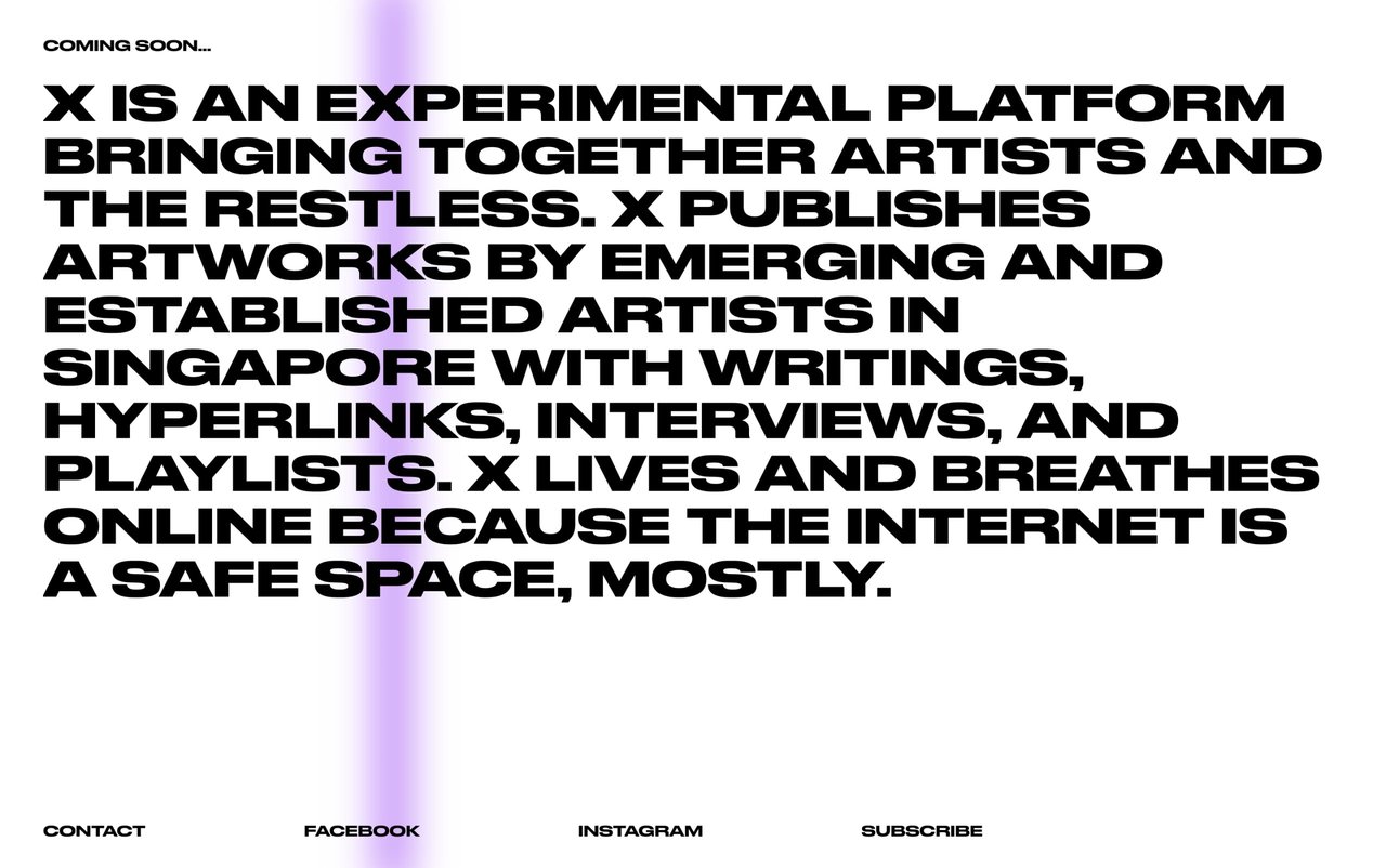 X Website Screenshot