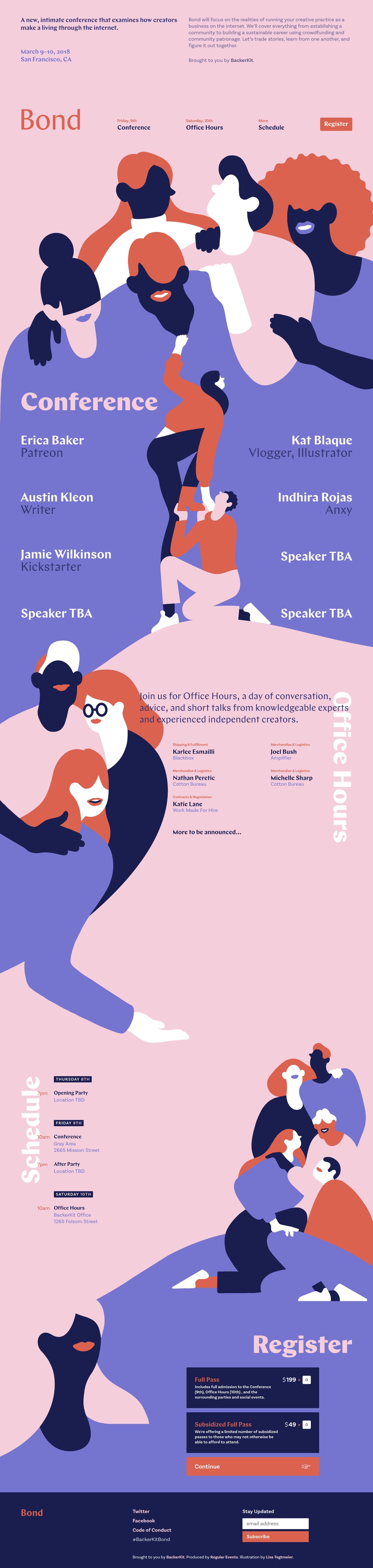 Bond Website Screenshot