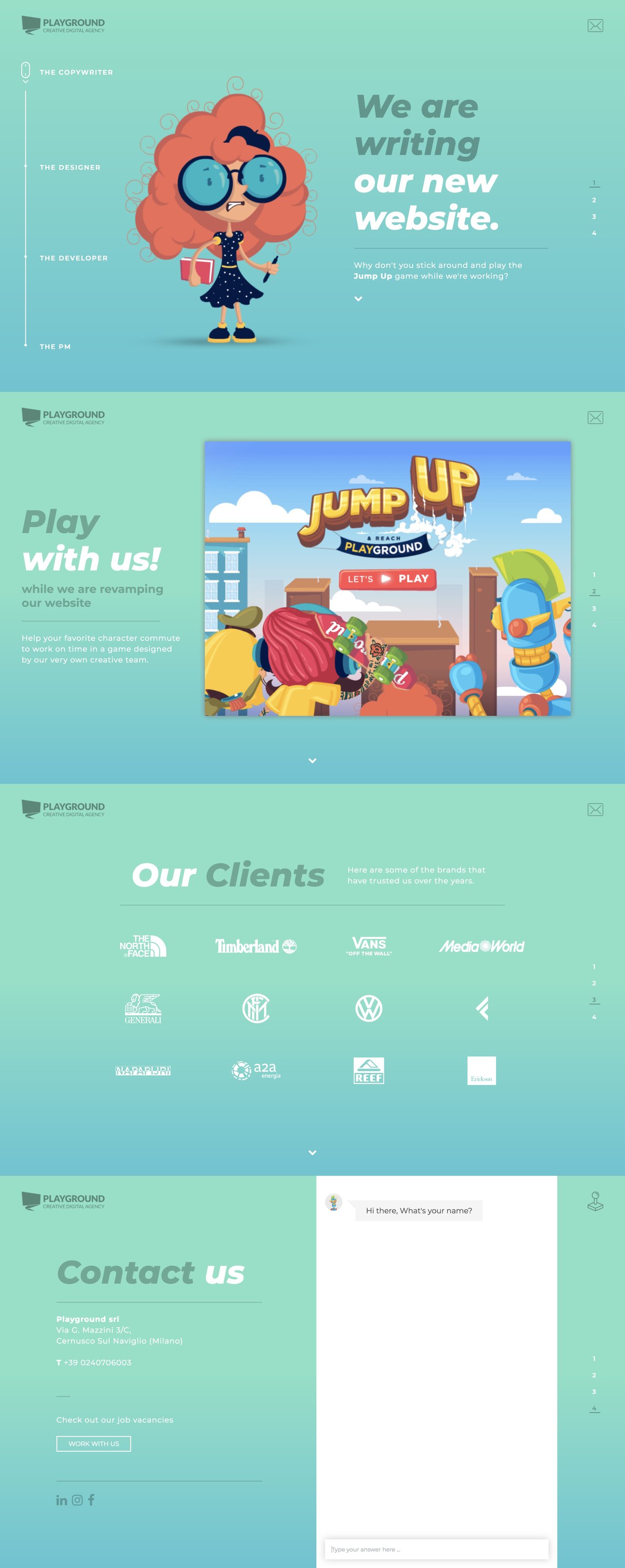 Playground Website Screenshot
