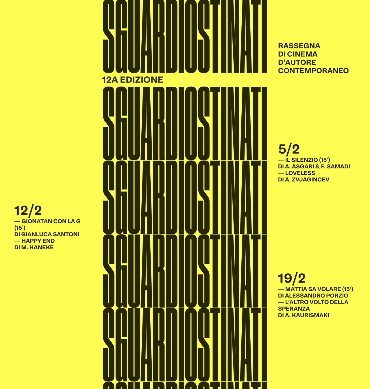 Sguardi Ostinati Website Screenshot