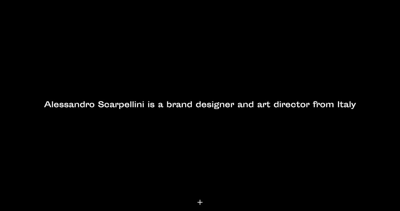 Alessandro Scarpellini Website Screenshot