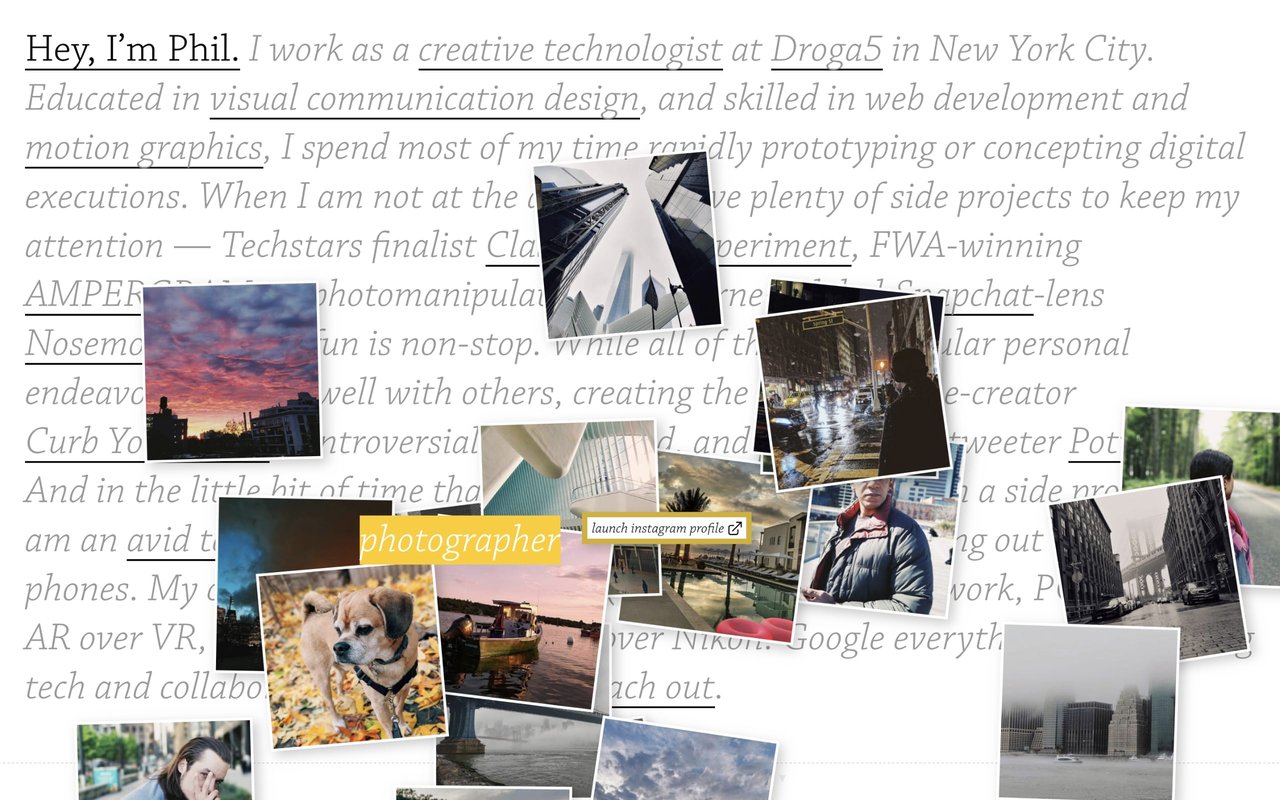 Hey, I’m Phil Website Screenshot