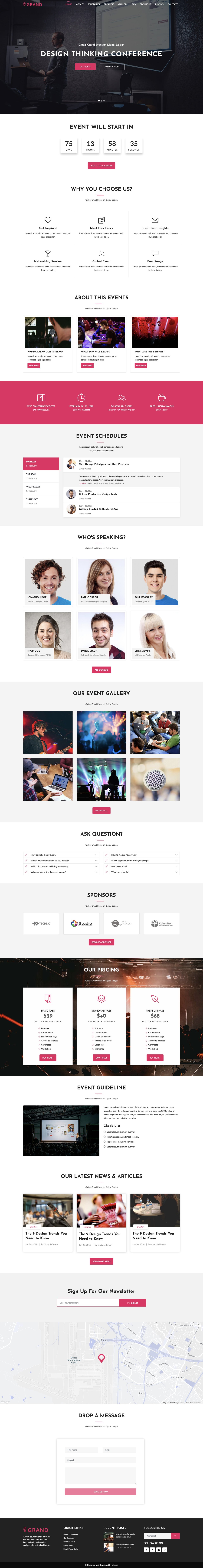 Grand Website Screenshot