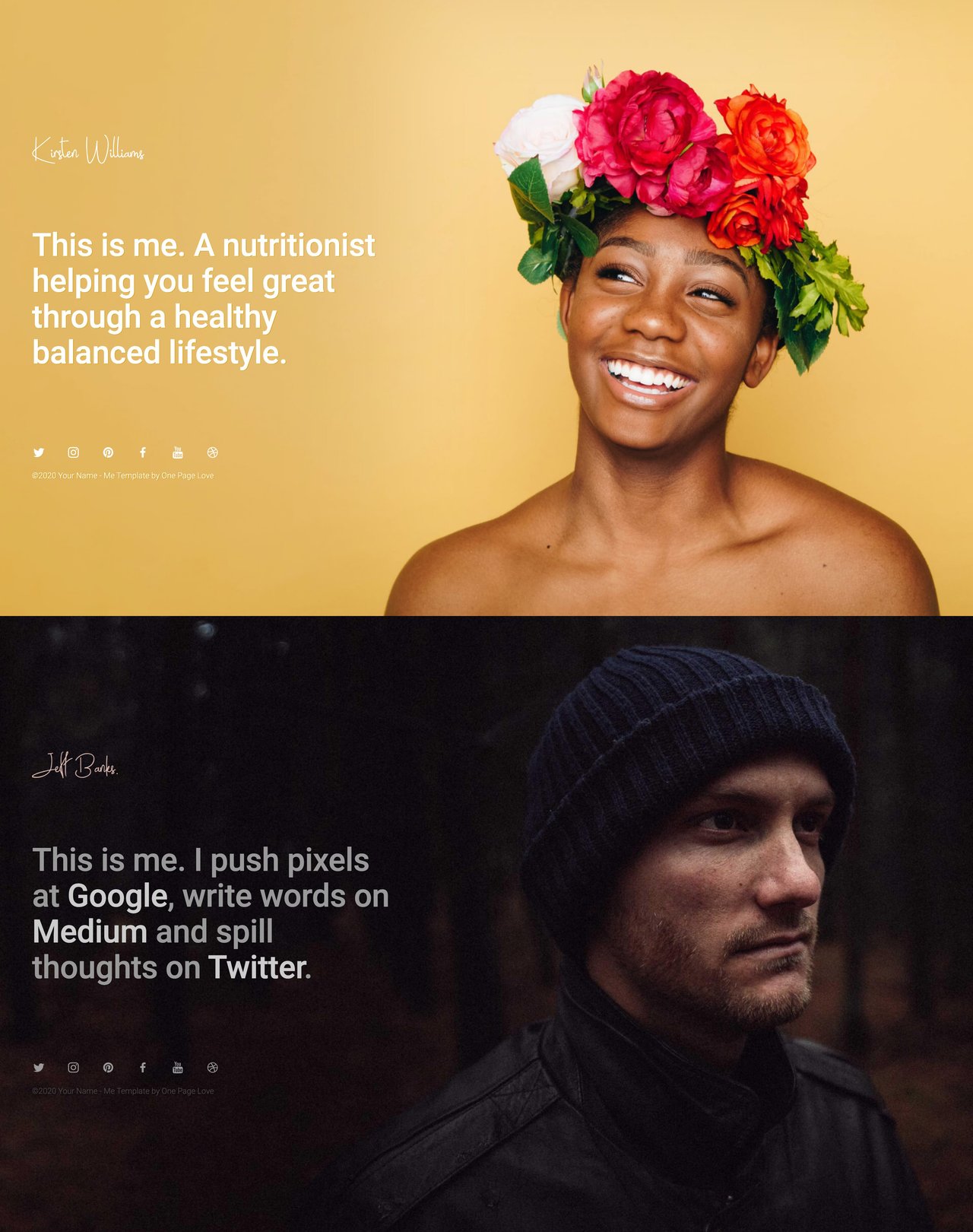 Me Website Screenshot