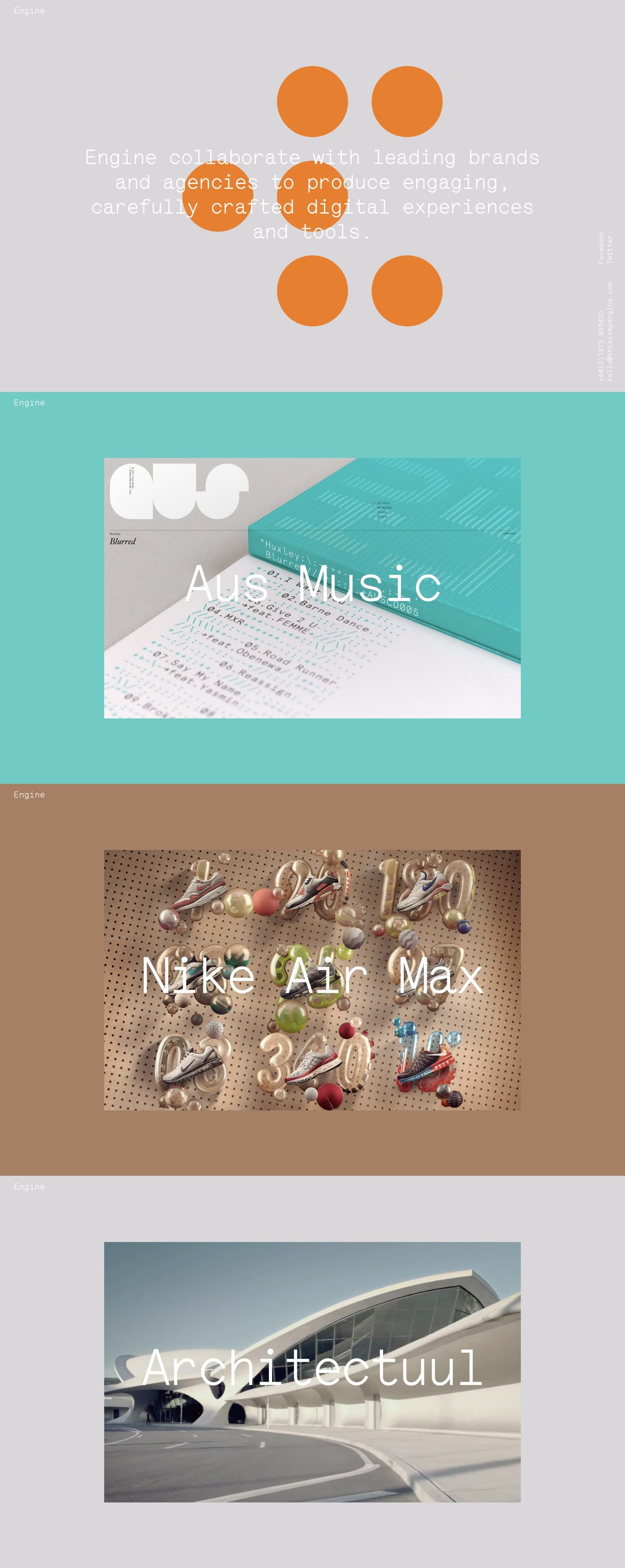 Engine Website Screenshot