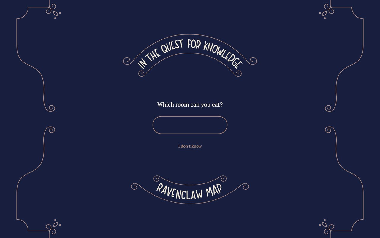 Ravenclaw Map Website Screenshot