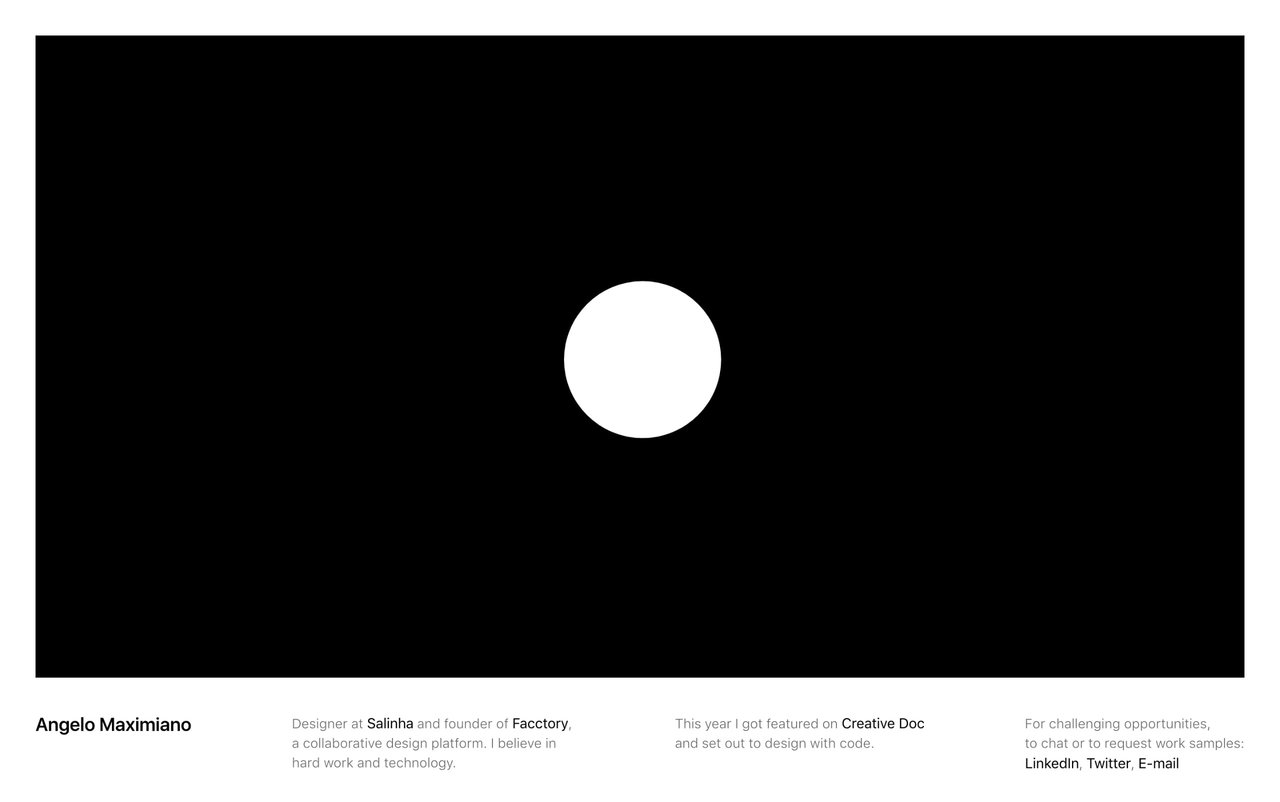 Angelo Maximiano Website Screenshot