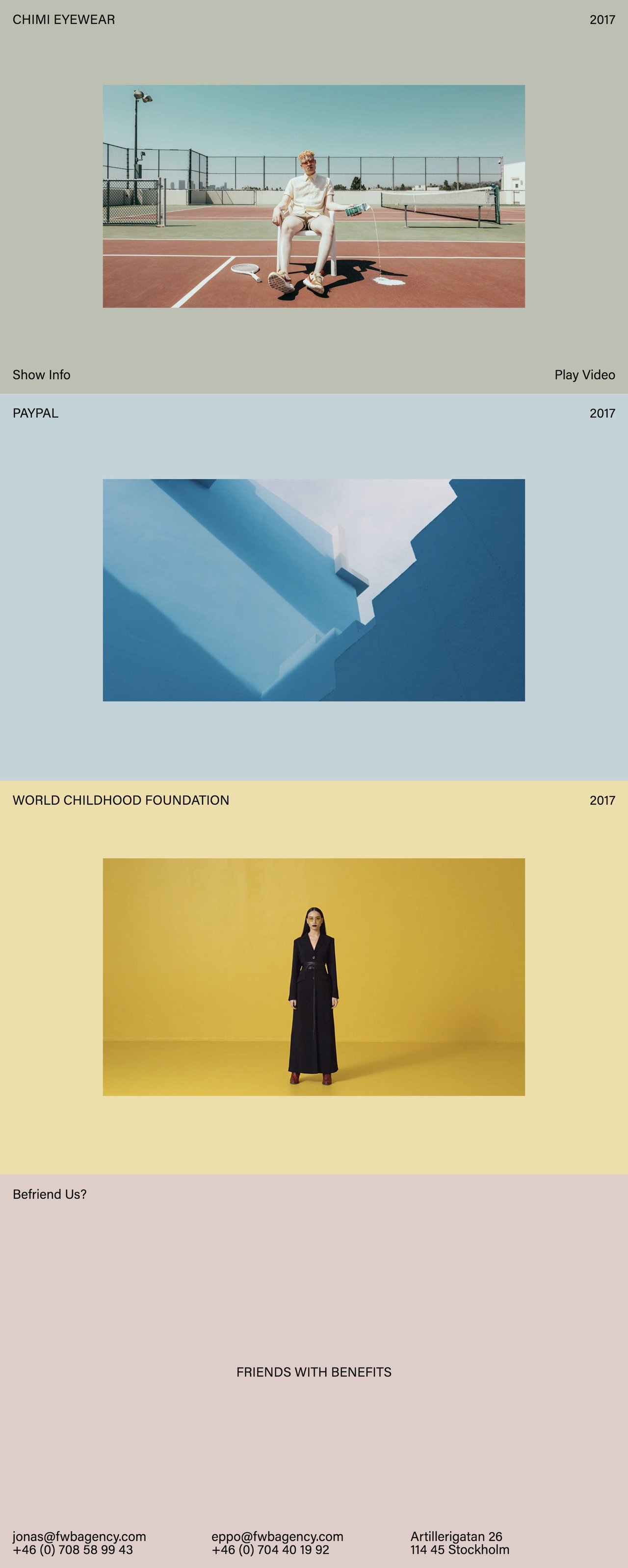 Friends With Benefits Website Screenshot