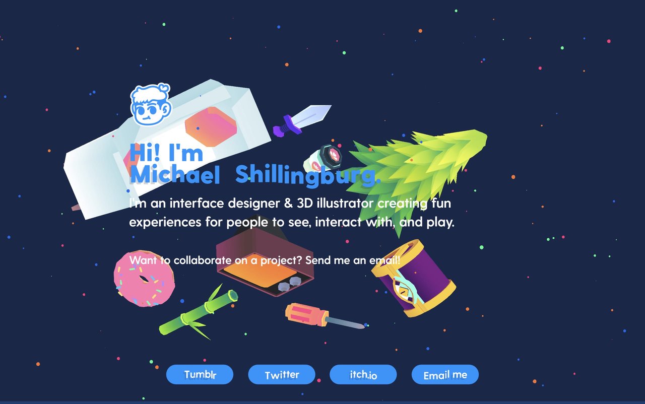 Michael Shillingburg Website Screenshot