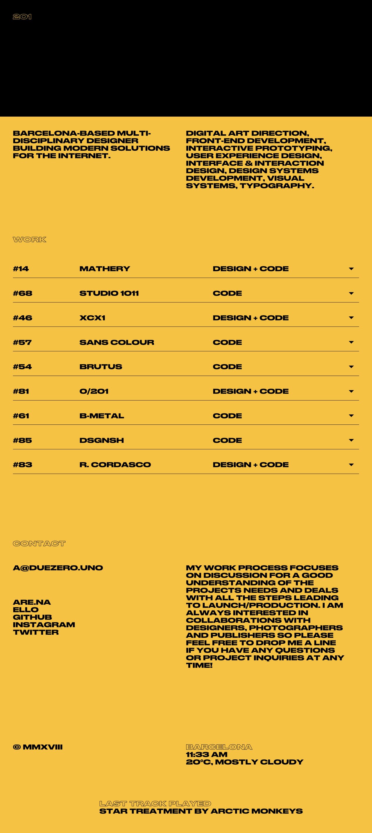 Andrea Grasso Website Screenshot