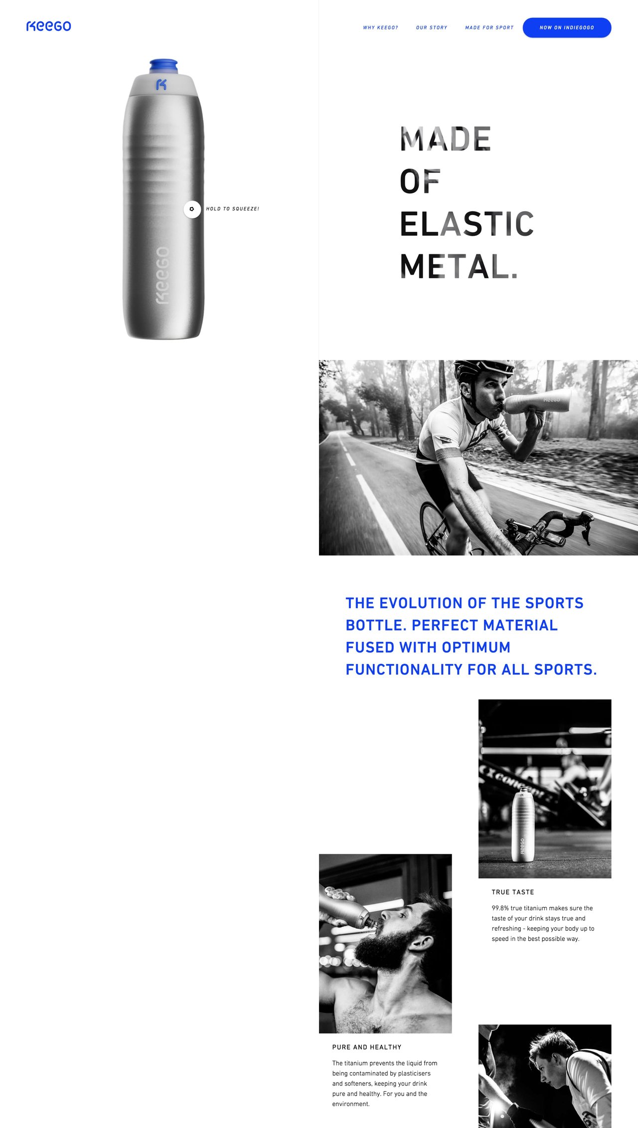 Keego Website Screenshot