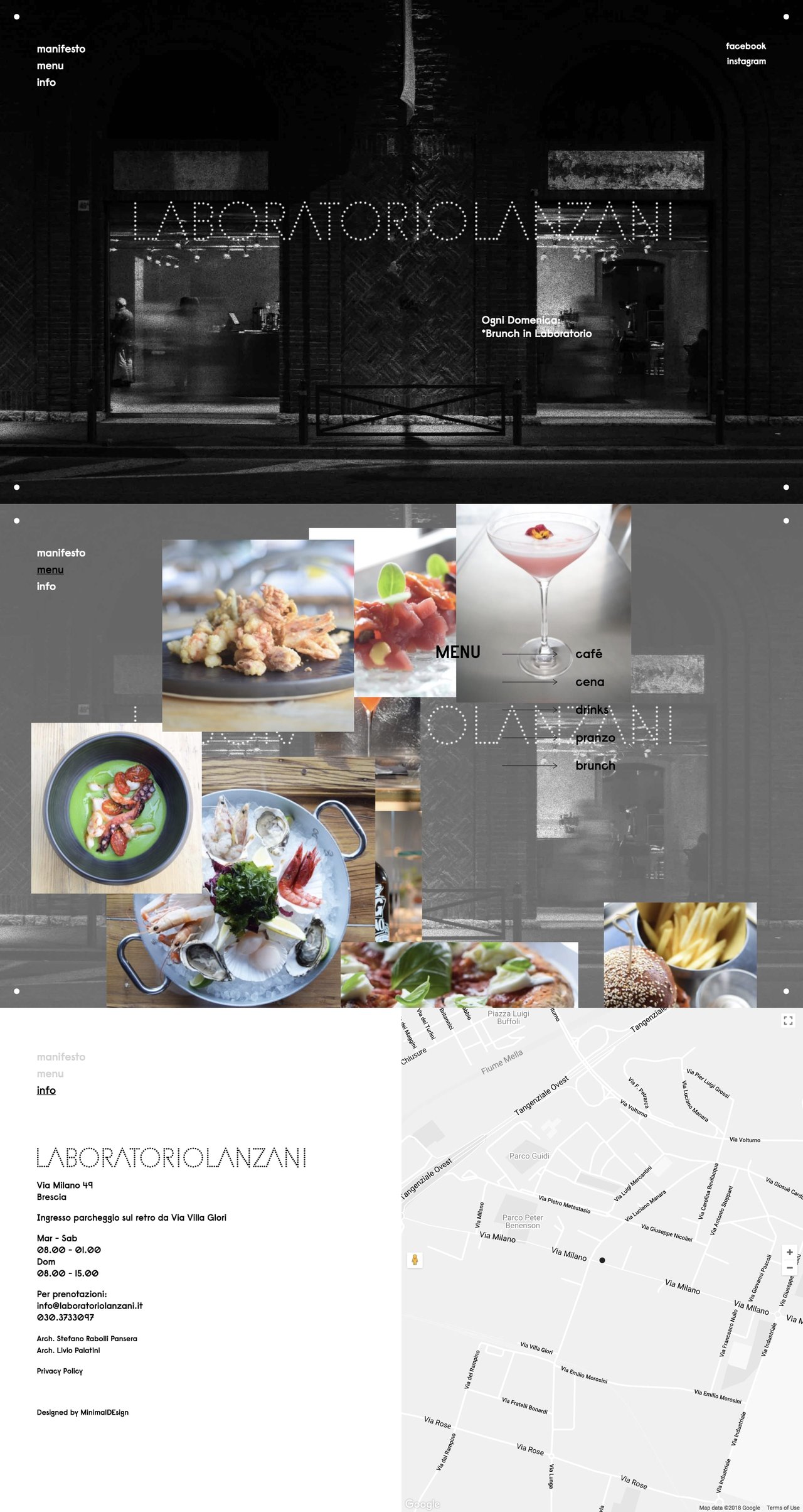 Laboratorio Lanzani Website Screenshot