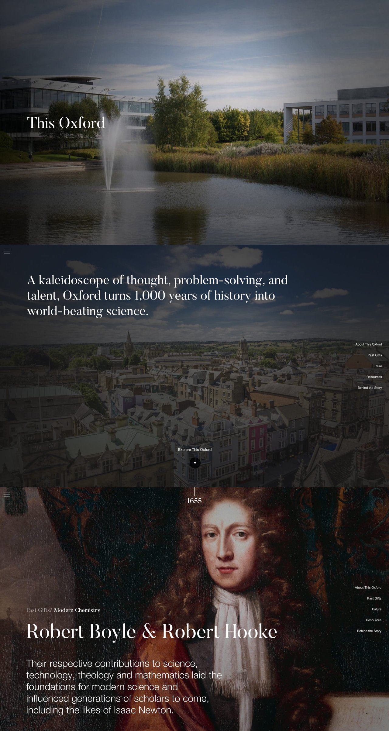 This Oxford Website Screenshot