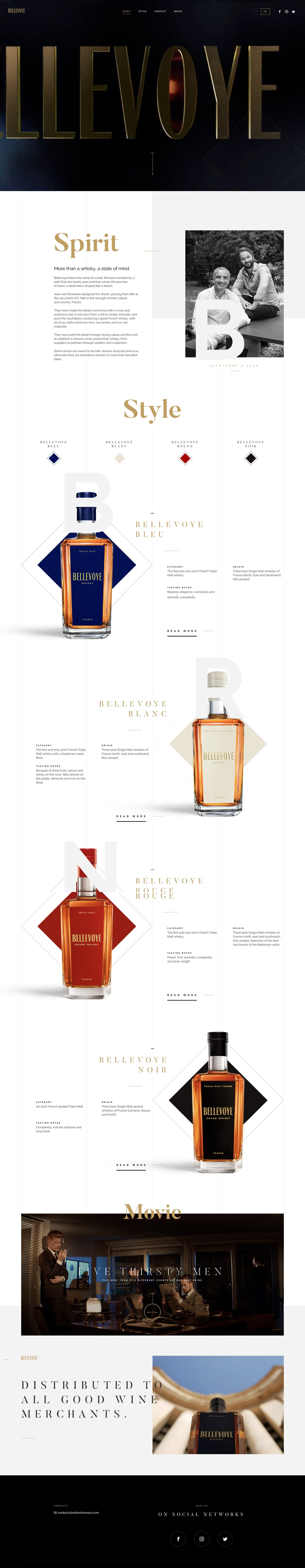 Bellevoye Website Screenshot