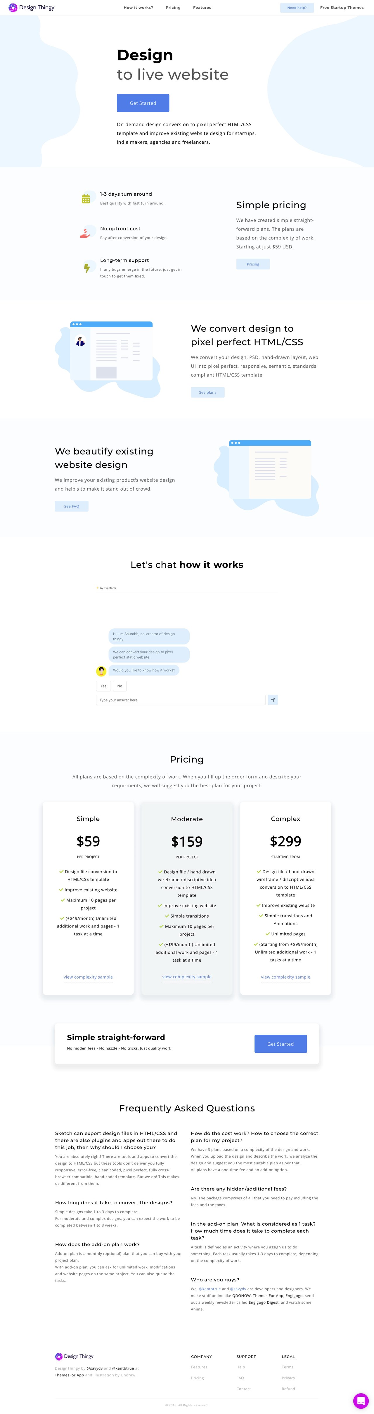 DesignThingy Website Screenshot