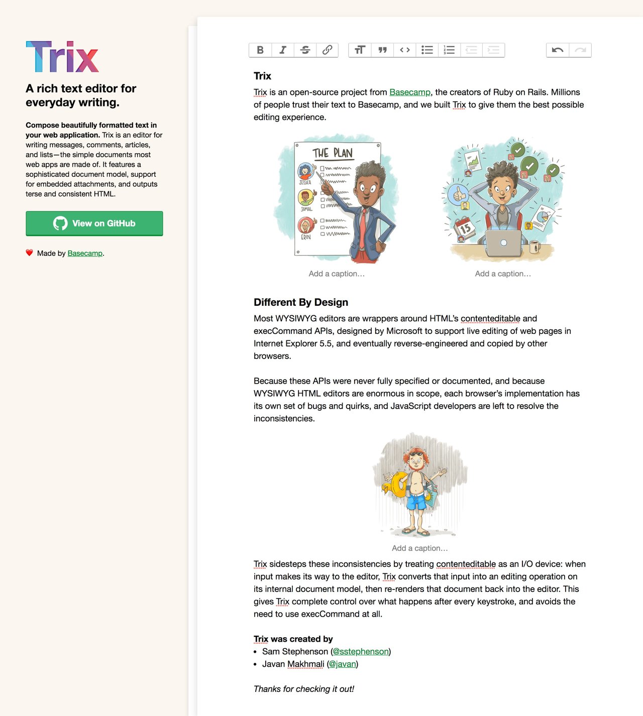 Trix Website Screenshot