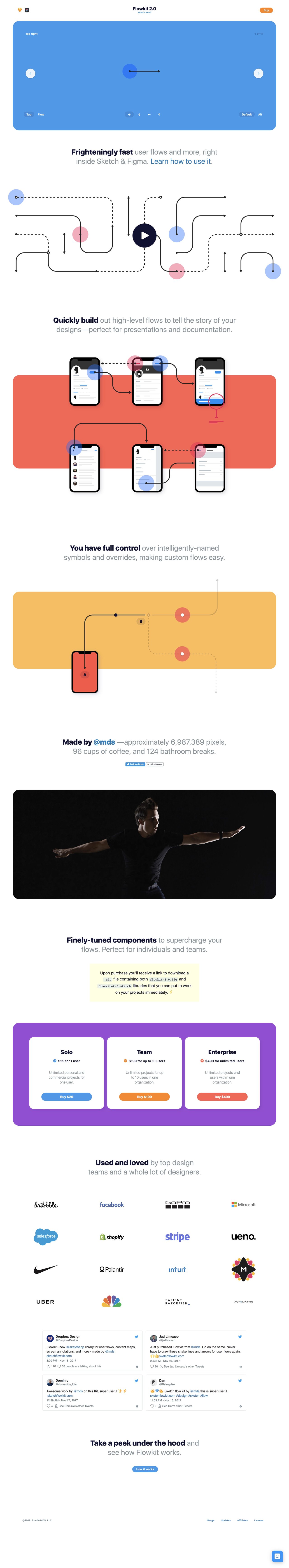 Flowkit 2.0 for Sketch Website Screenshot