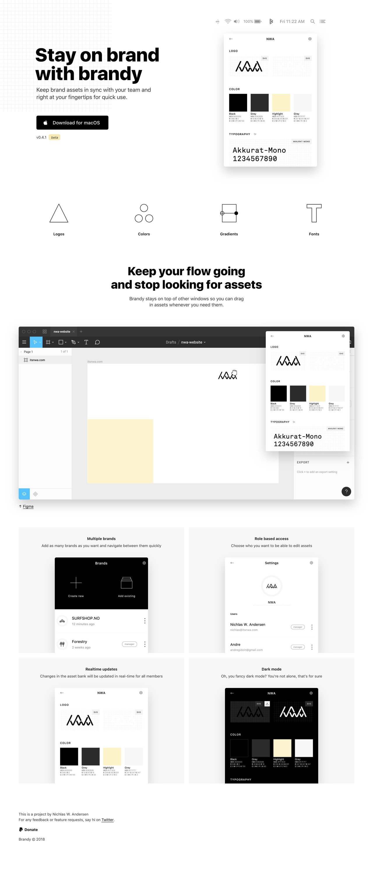 Brandy Website Screenshot