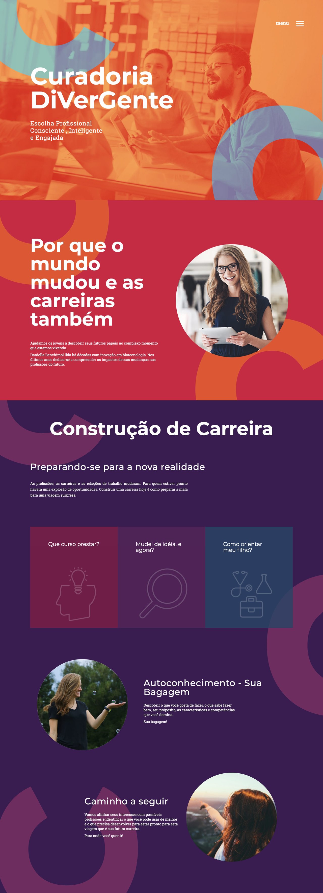 Curadoria DiVerGente Website Screenshot