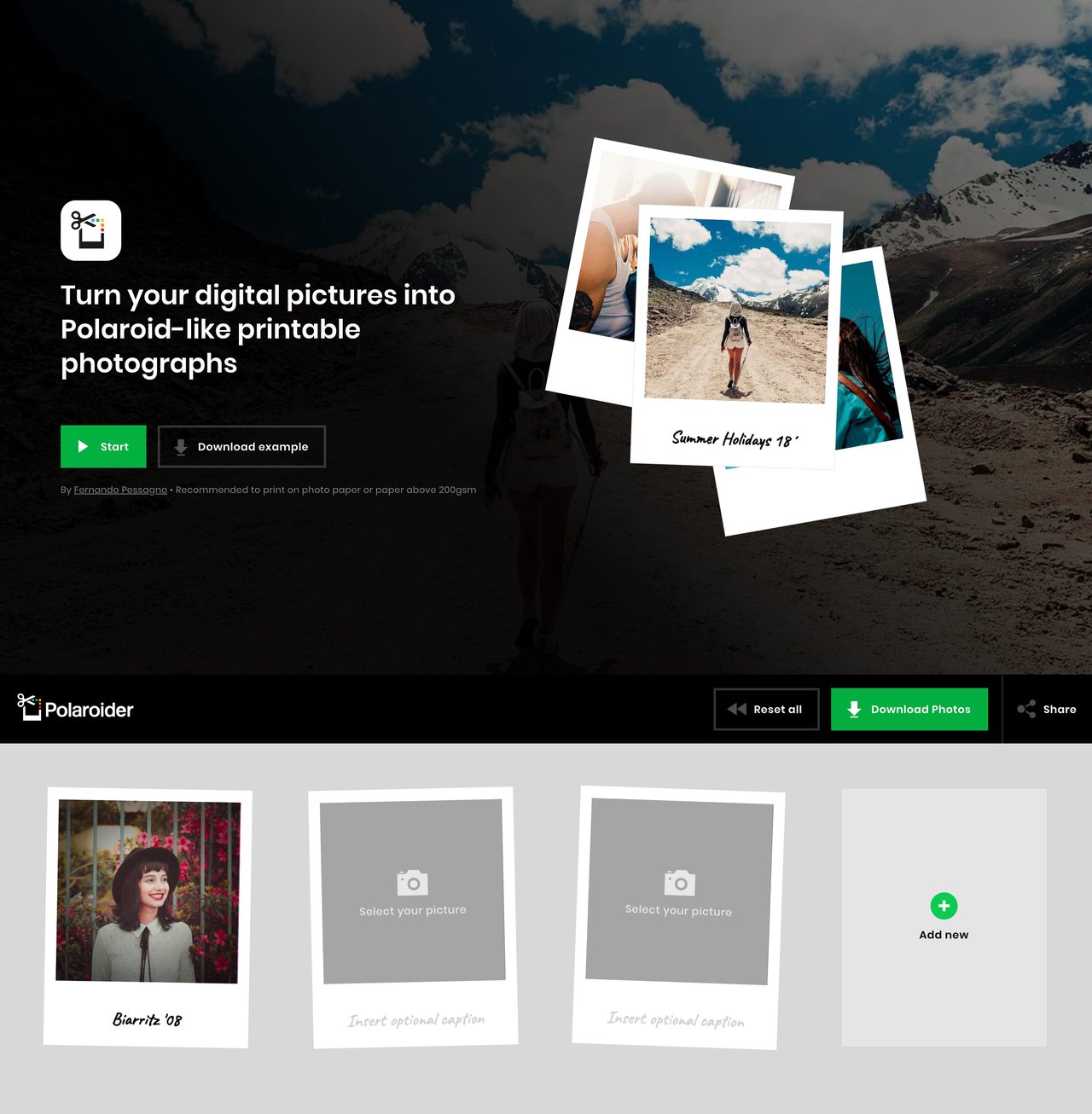 Instanto Website Screenshot