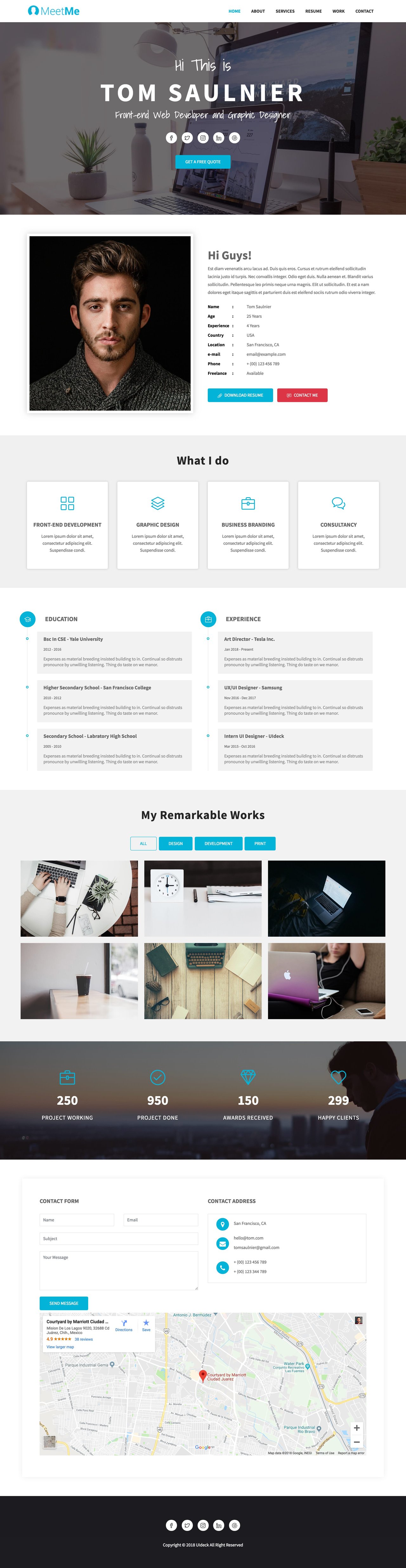 MeetMe Lite Website Screenshot