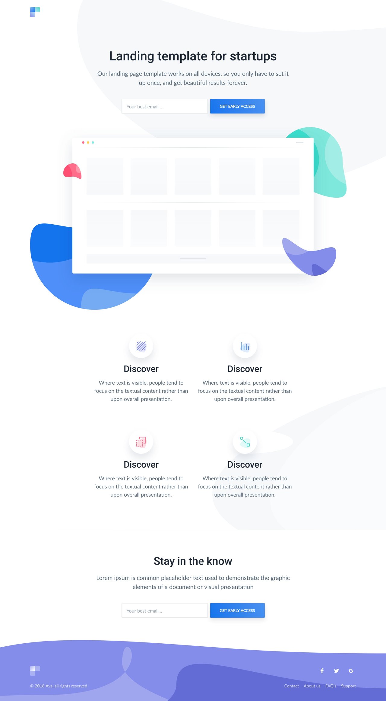 Ava Website Screenshot