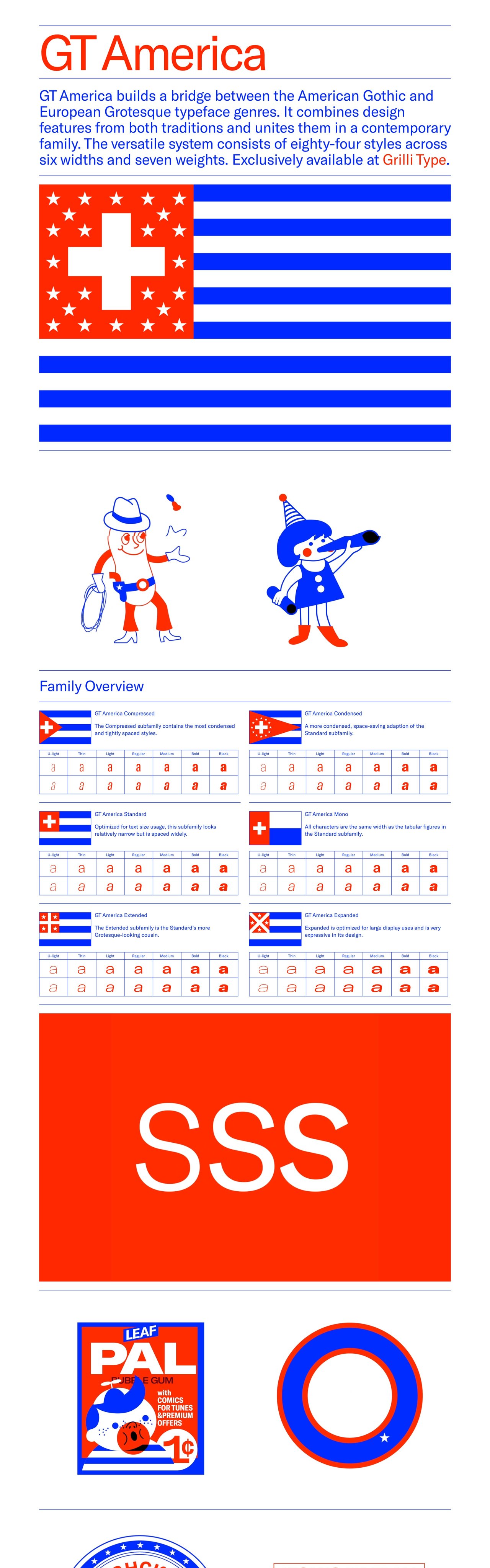 GT America Typeface Website Screenshot