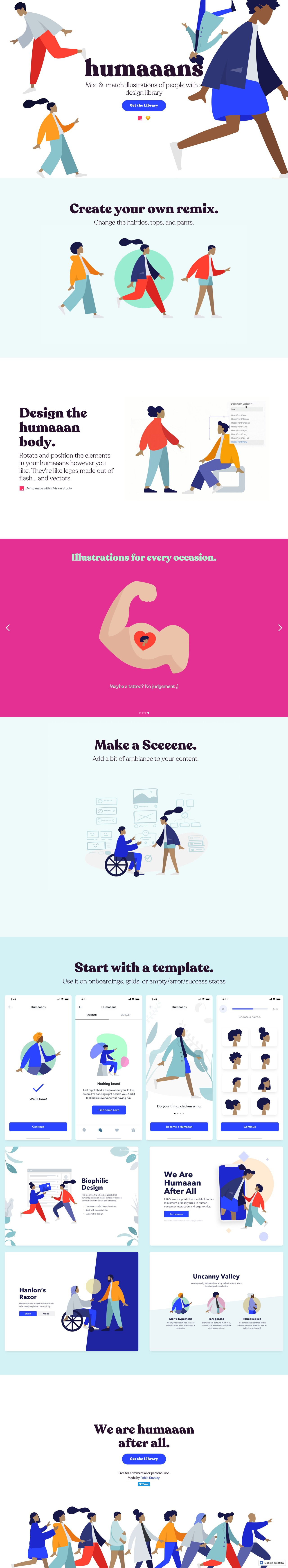 Humaaans Website Screenshot