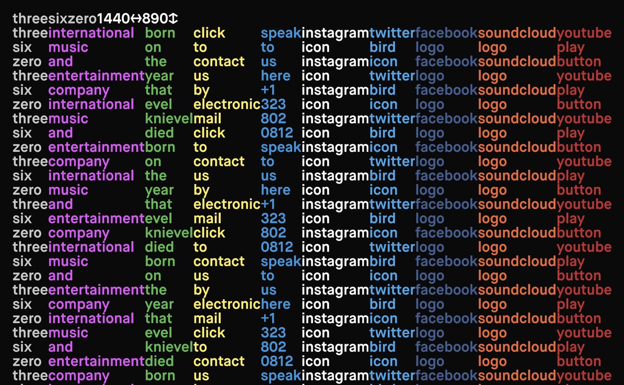 threesixzero Website Screenshot