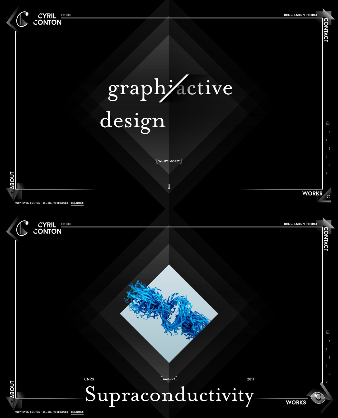 Cyril Conton Website Screenshot