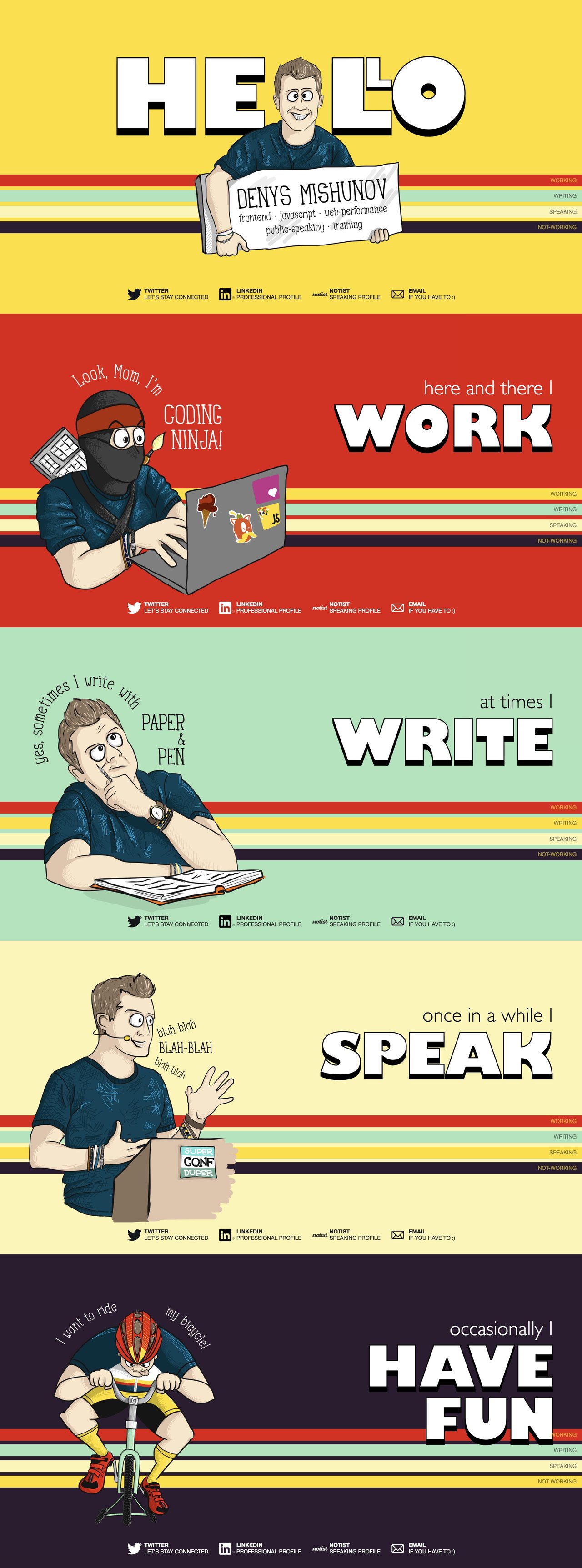 Denys Mishunov Website Screenshot