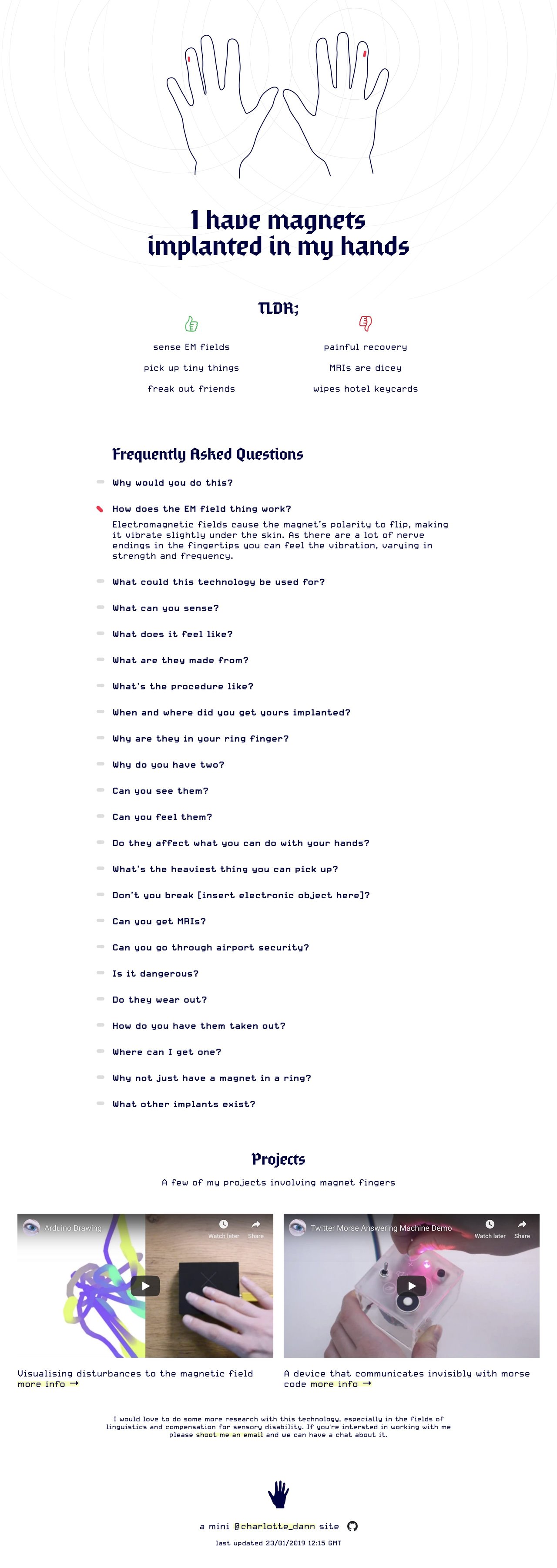 Magnet Finge.rs Website Screenshot