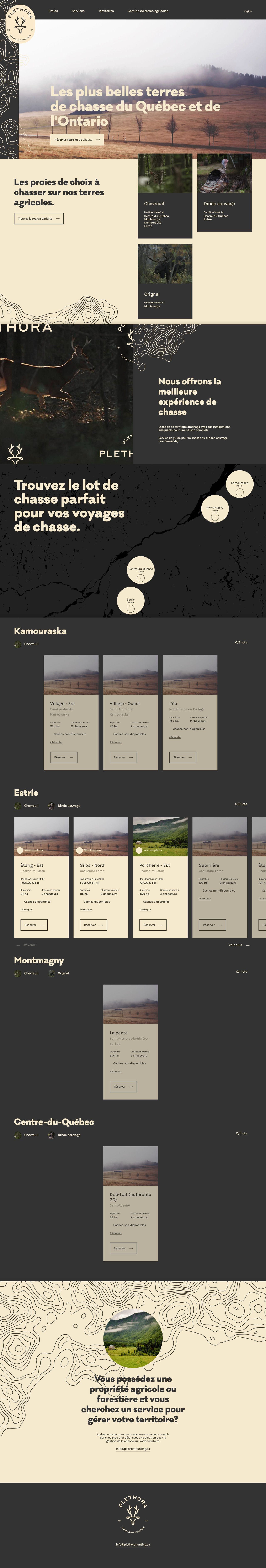 Plethora Website Screenshot
