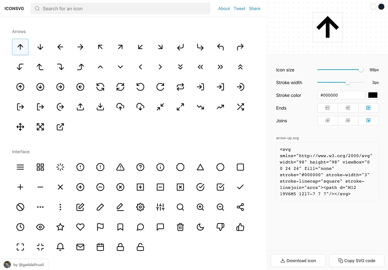 ICONSVG Website Screenshot