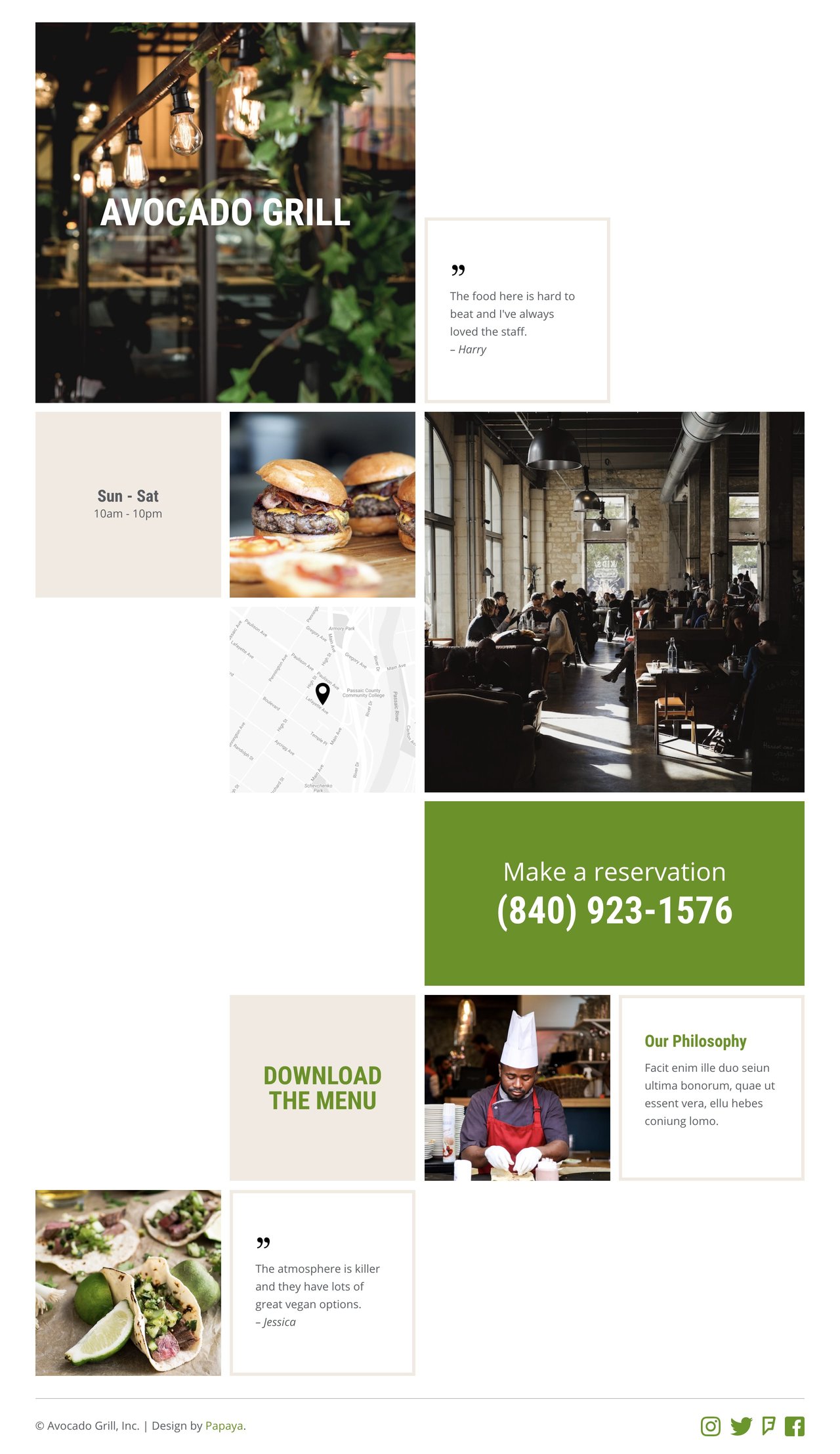 Avocado Website Screenshot