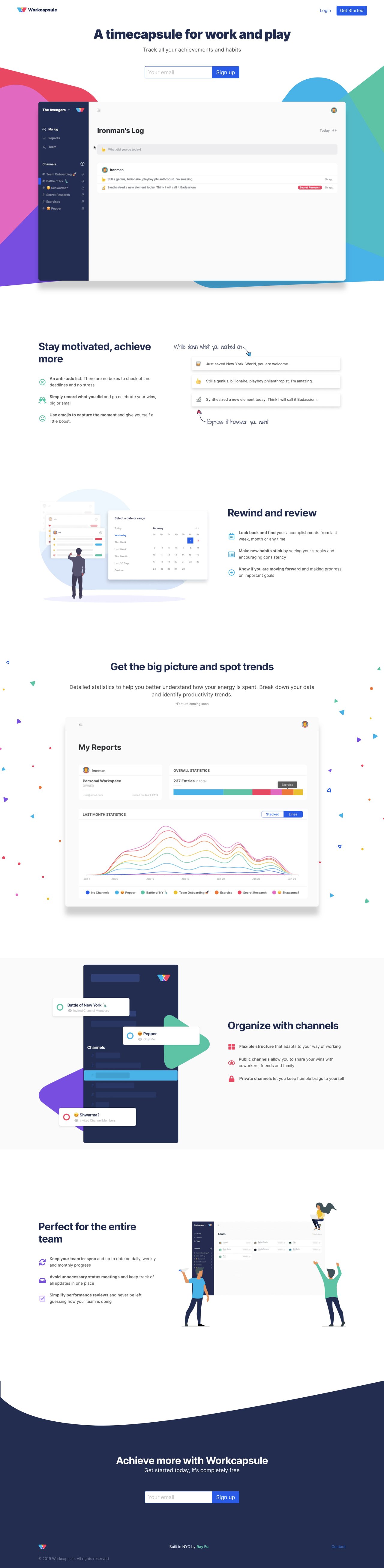 Workcapsule Website Screenshot