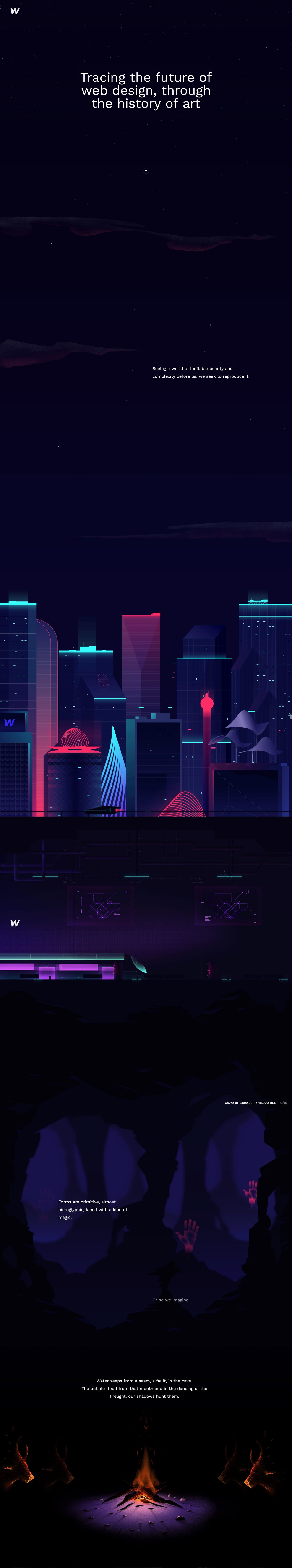 Web design & art history Website Screenshot