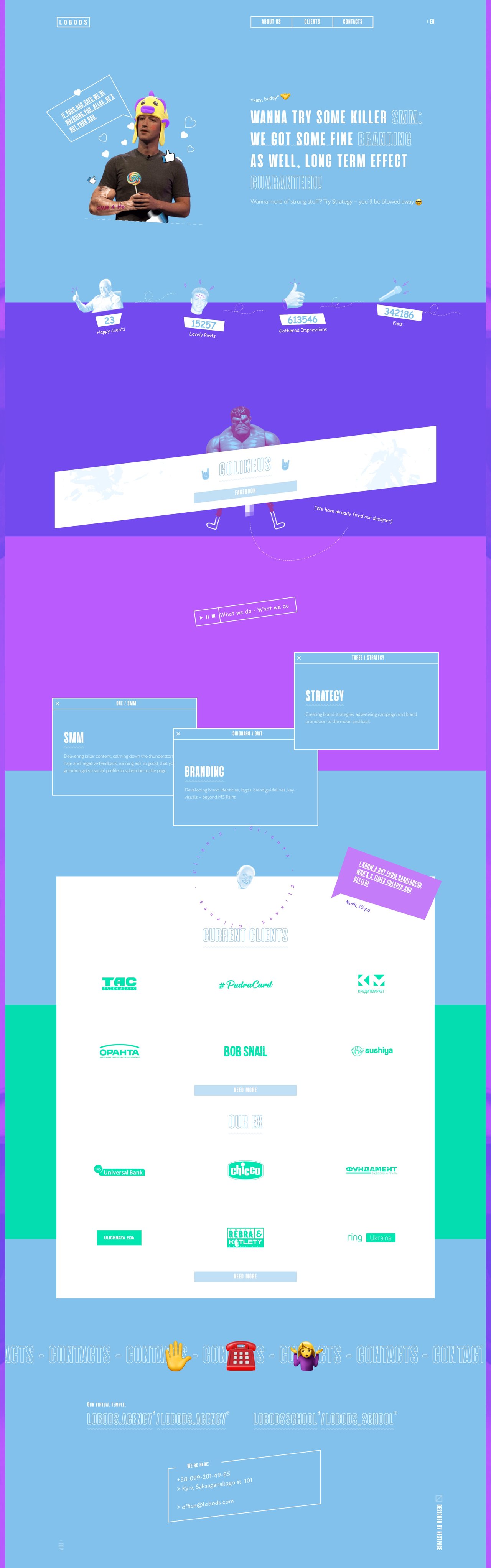 Lobods Website Screenshot