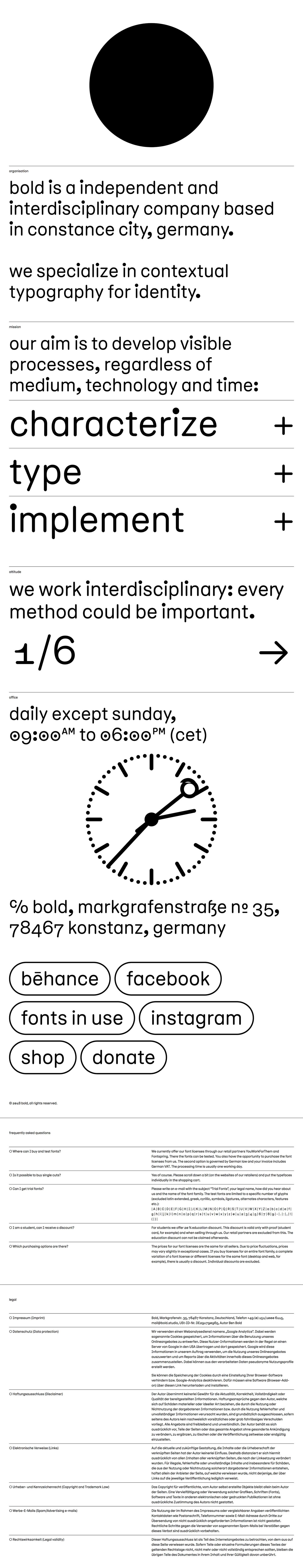 Bold Studio Website Screenshot