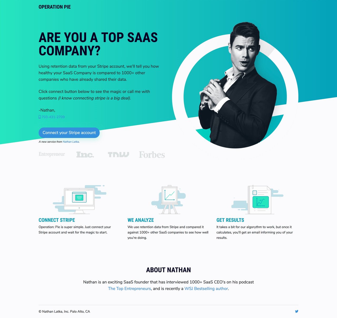Operation Pie Website Screenshot