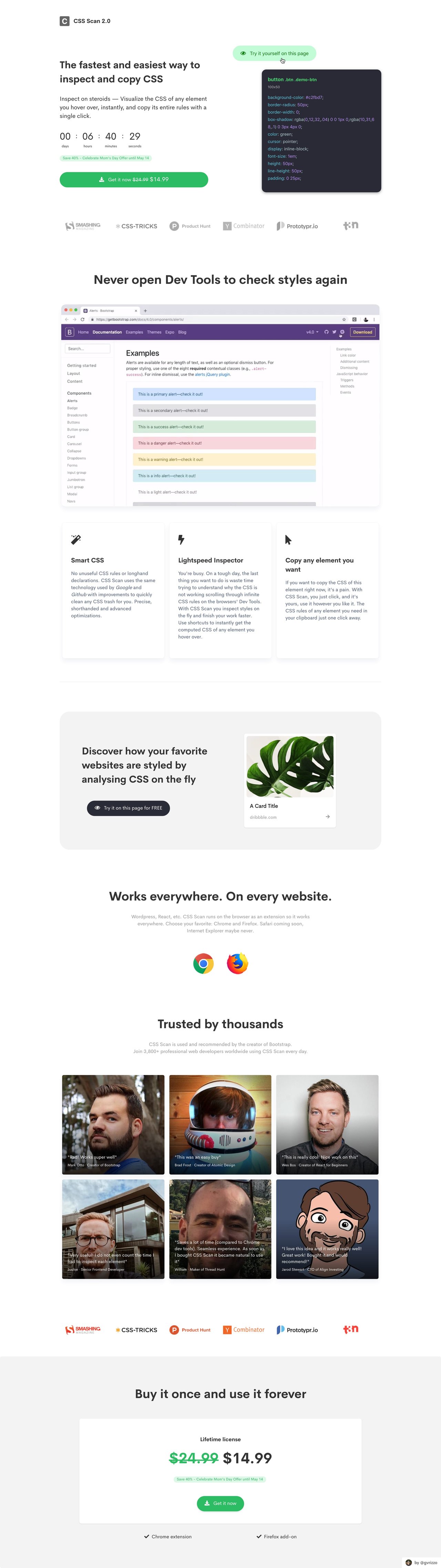 CSS Scan Website Screenshot
