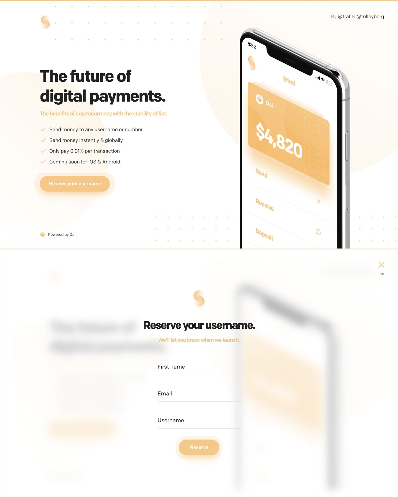 Swish Website Screenshot