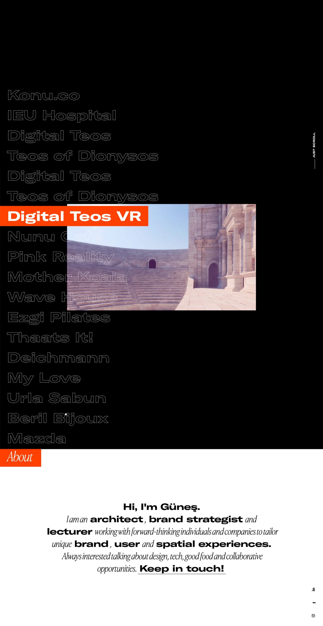 Gunes Peksen Studio Website Screenshot