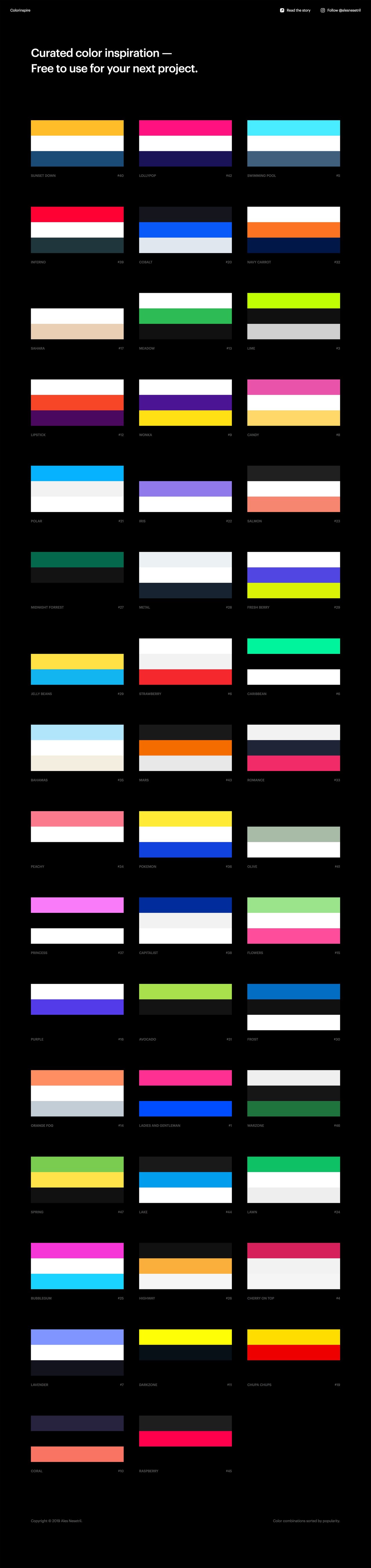 Colorinspire Website Screenshot