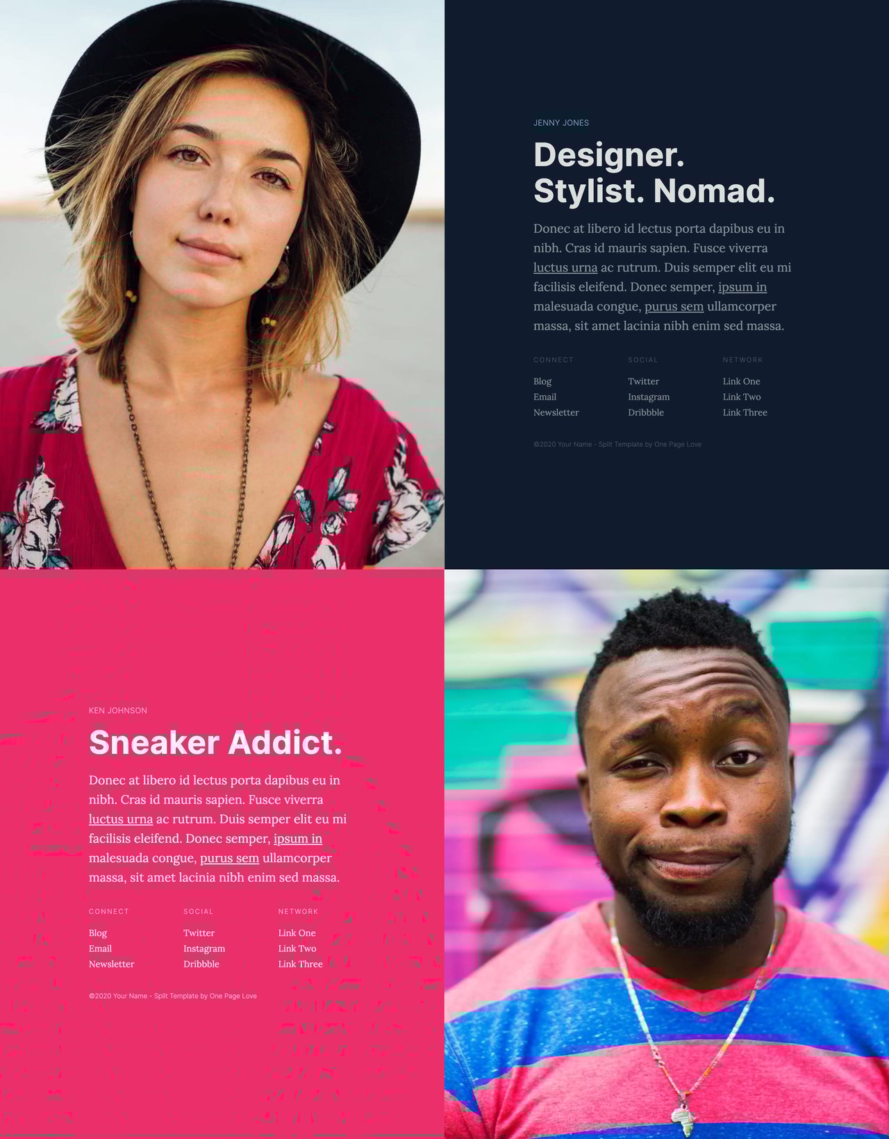 Split Website Screenshot