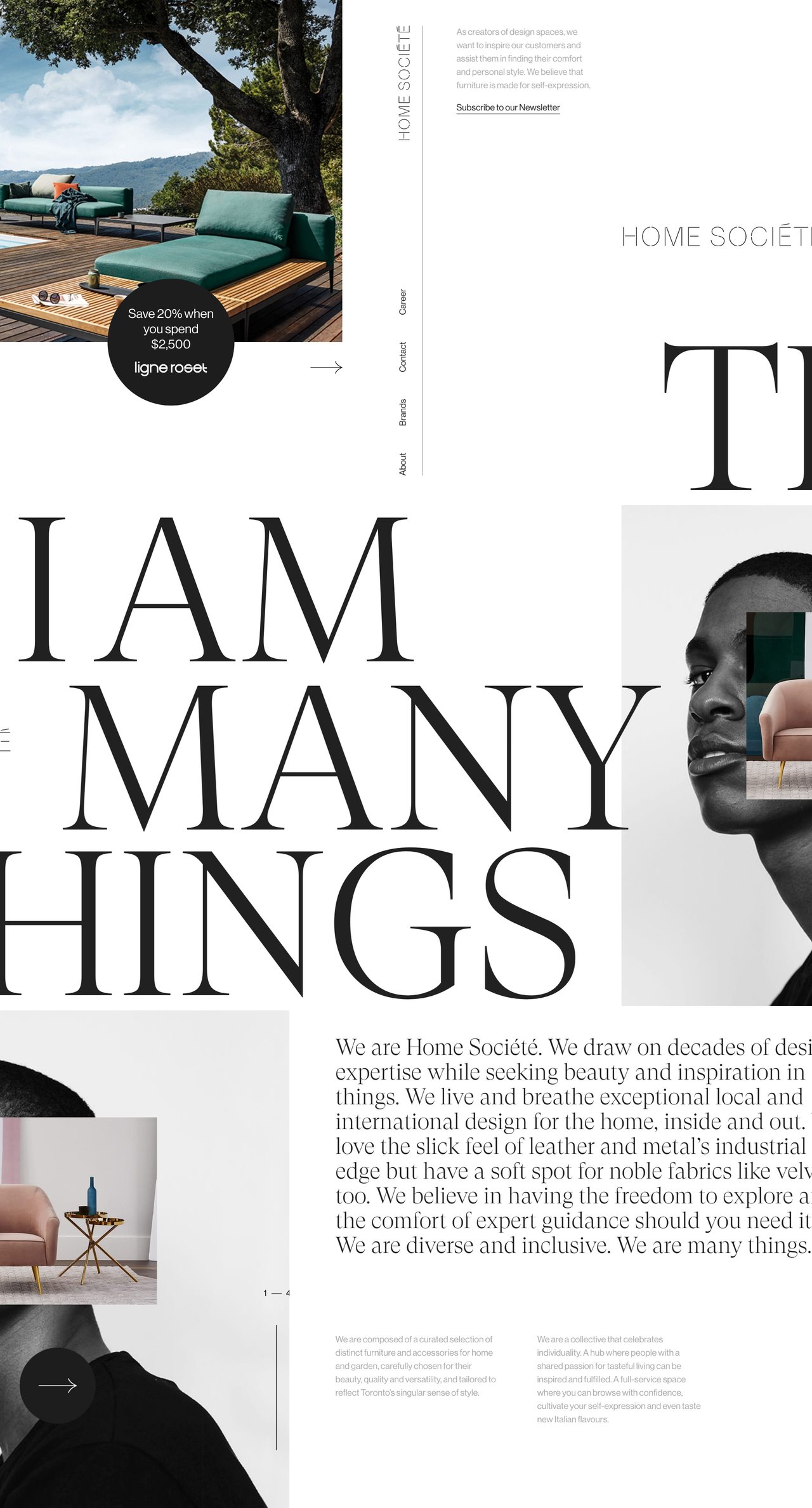 Home Societe Website Screenshot