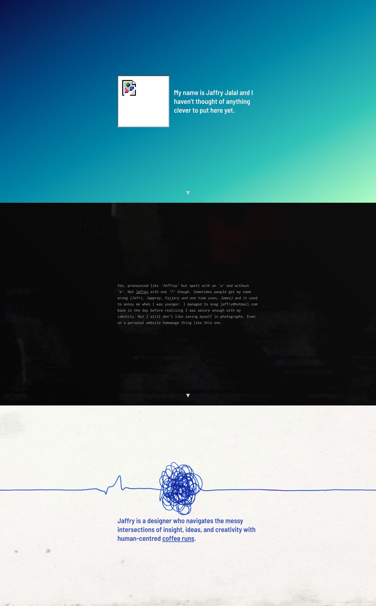 Jaffry Jalal Website Screenshot