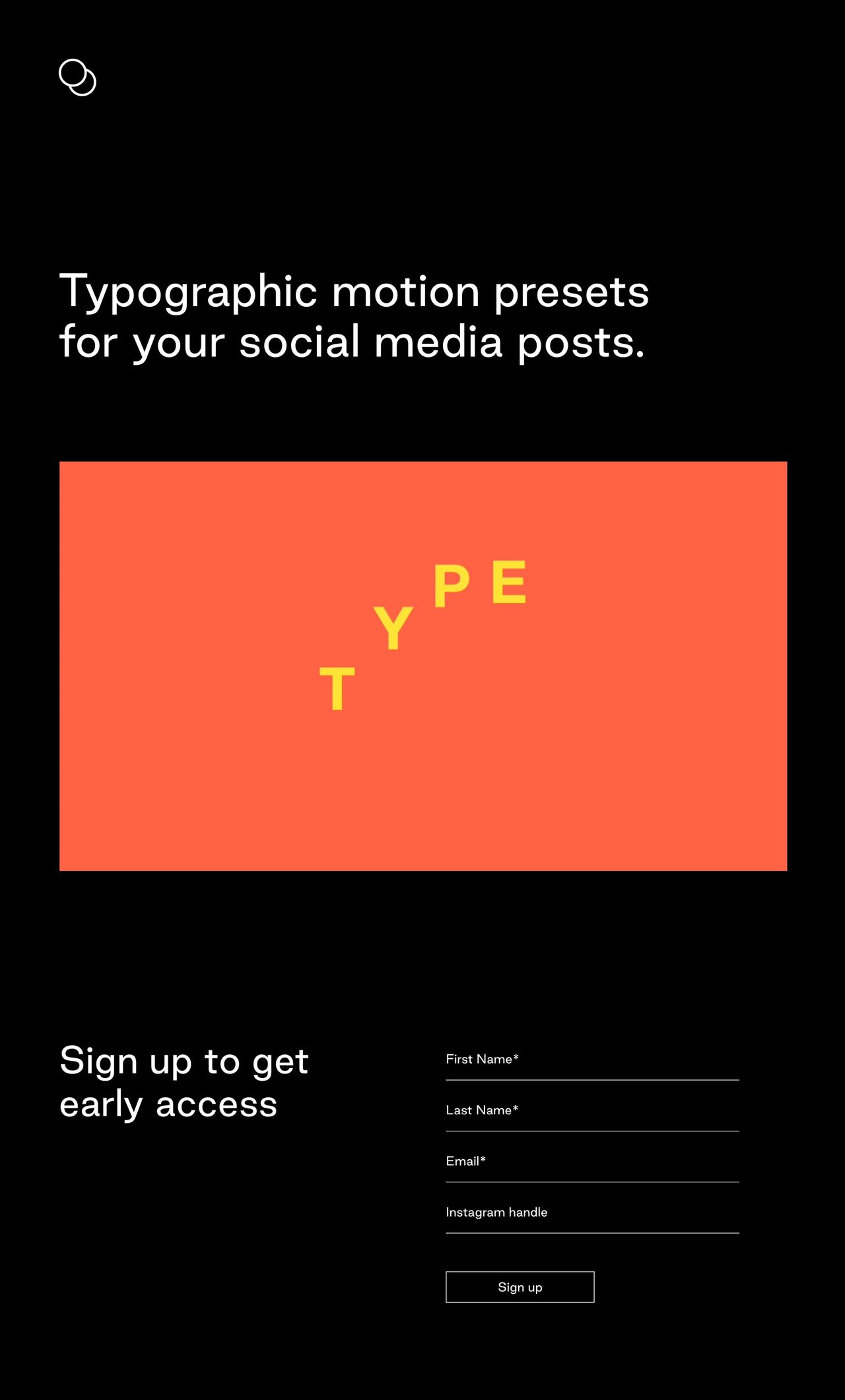 Type Loop Website Screenshot