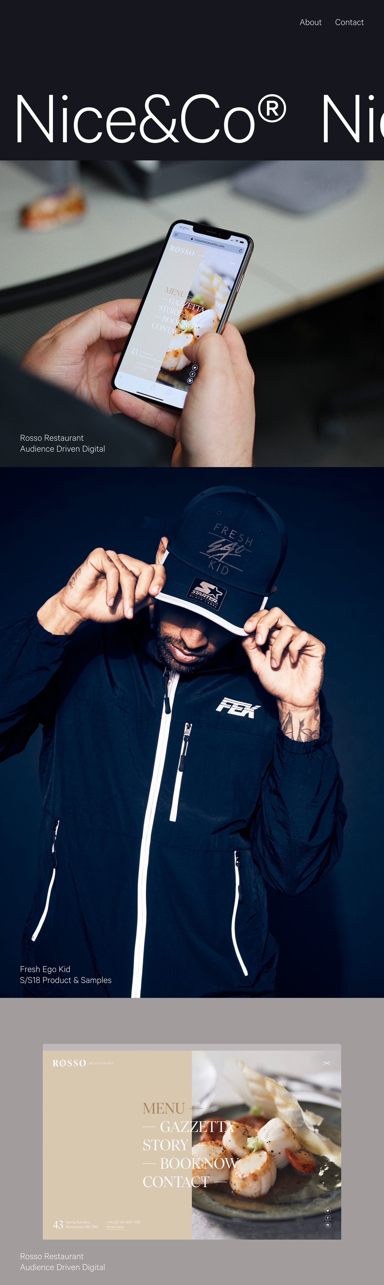 Nice&Co Website Screenshot