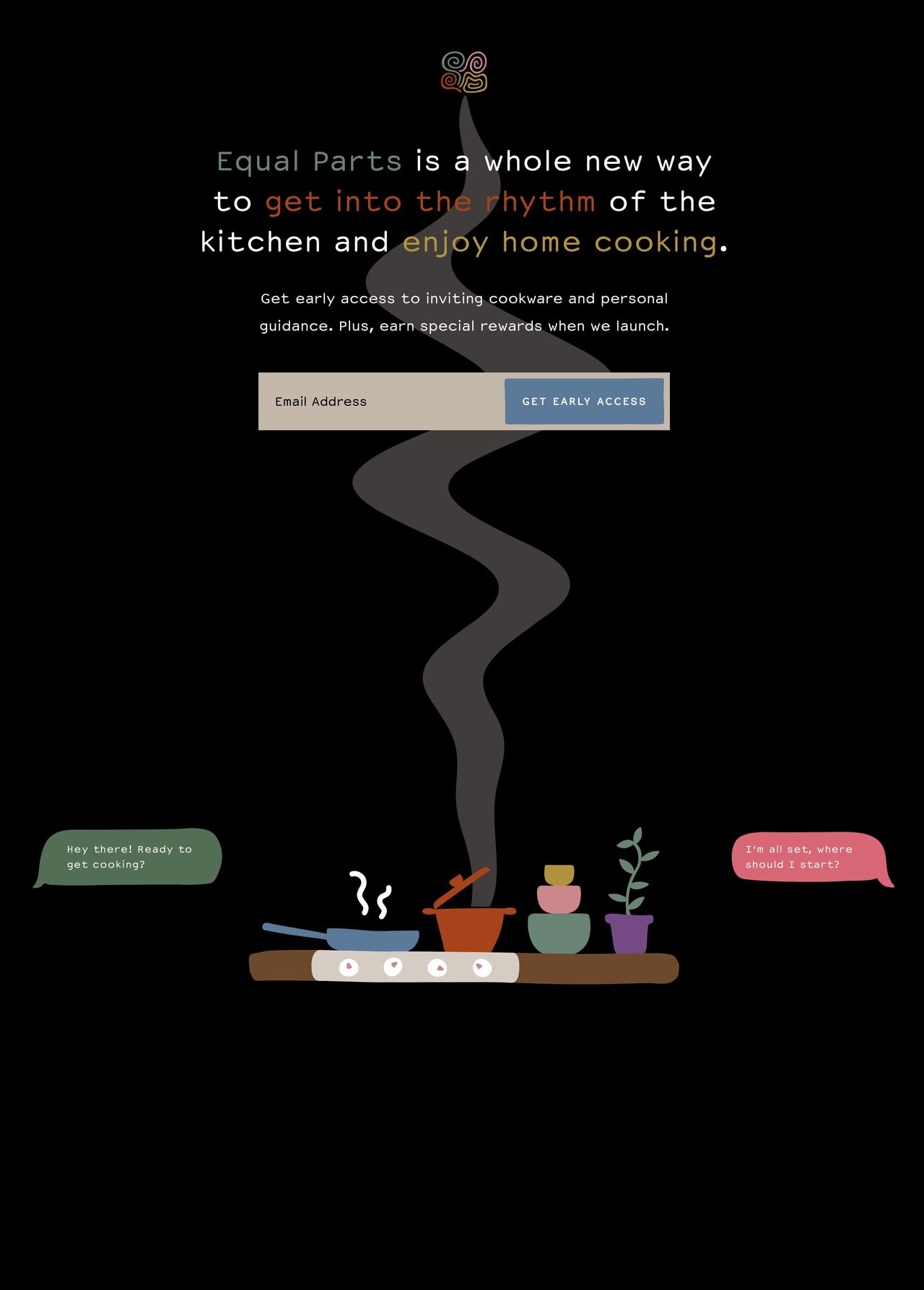 Equal Parts Website Screenshot